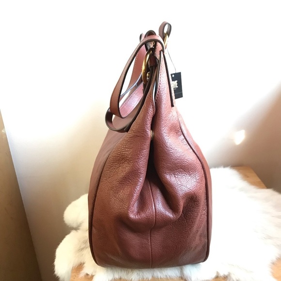 Frye Madison Leather Shoulder Bag Cognac - Picture 4 of 8